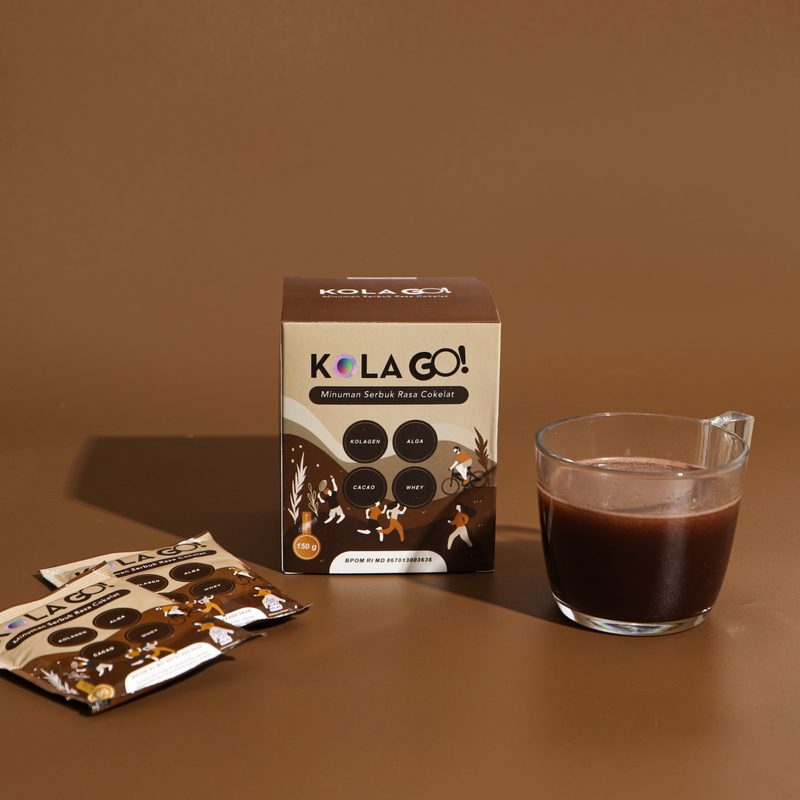Kola Go - Minuman Serbuk Kolagen Rasa Cokelat